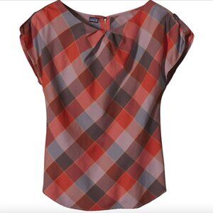 Patagonia Organic Cotton San Benito Cap Sleeve Womens Top Size 6